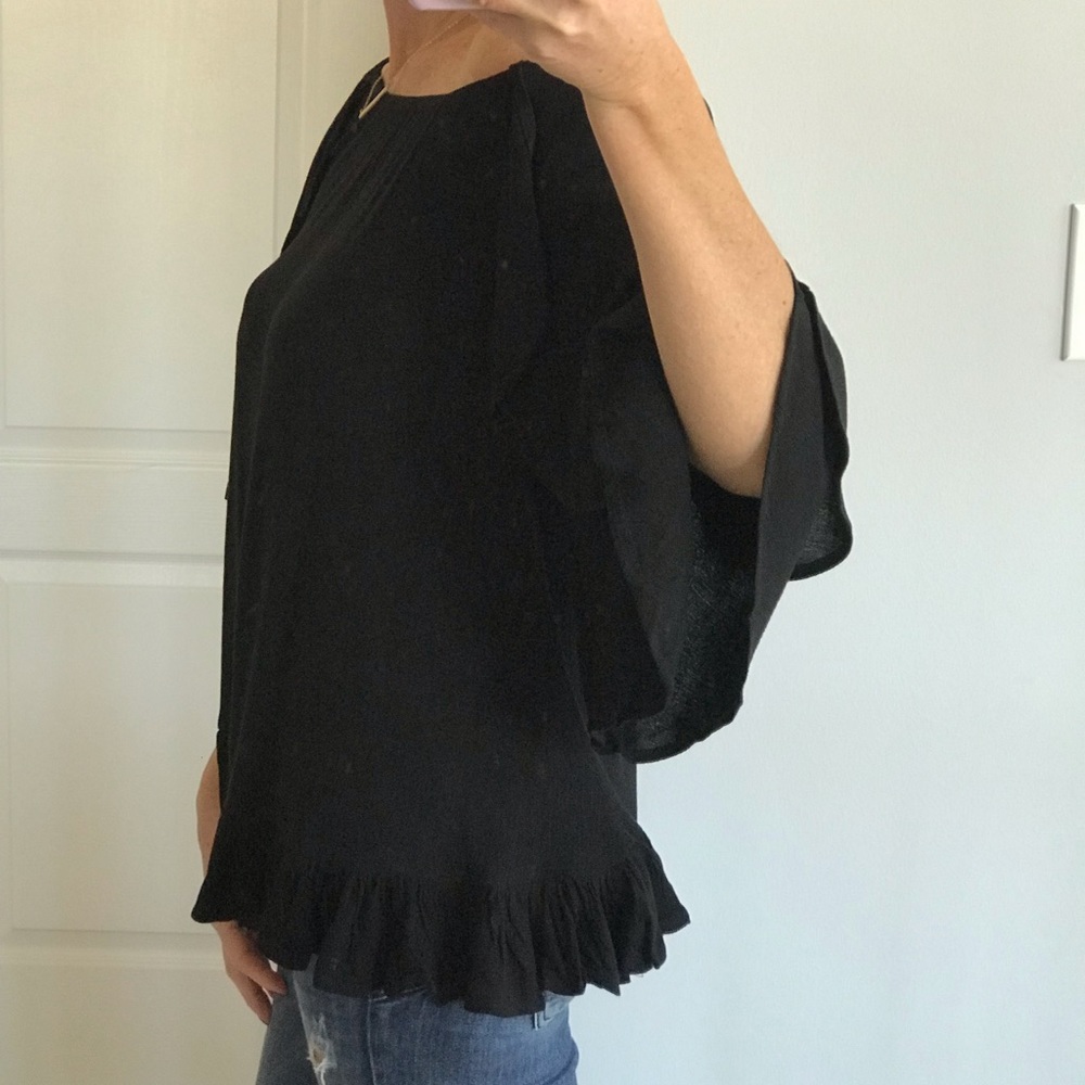 ❤️1 MED❤️Off The Shoulder Bell Sleeve Tunic Top - Picture 5 of 7